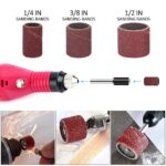 384pcs Drum Sanding Kit 80# 120# 180# Nail Drill Bits Abrasive Tools - 图片 5