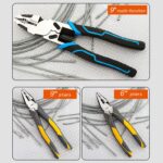 6''8''9'' Multifunction Pliers Set Combination Pliers Stripper - 图片 4