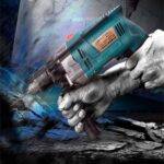 650W 220V 3800rpm Electric Impact Drill Kit - 图片 2