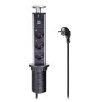 EU Plug 16A PULL UP 3/4/5/6 Power Socket 2 USB Charging Port Kitchen - 图片 2