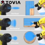 TOVIA 550W Electric Spray Gun 800ML HVLP Paint Sprayer 230V - 图片 3